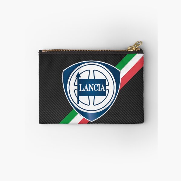 Item preview, Lancia Italy Stripes on Carbon Fiber Poster – Classic Italian Racing Art designed and sold by Road To Track.