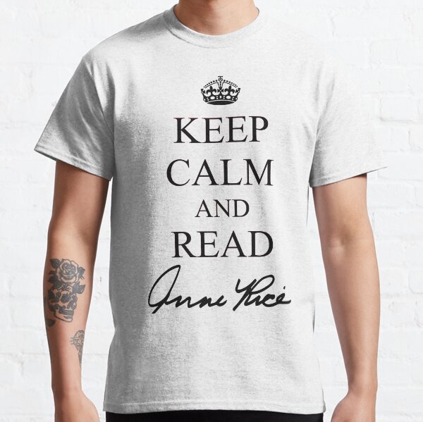 Vista previa del artículo con la obra «Keep Calm and Read Anne Rice», diseñado y vendido por monastoremx.