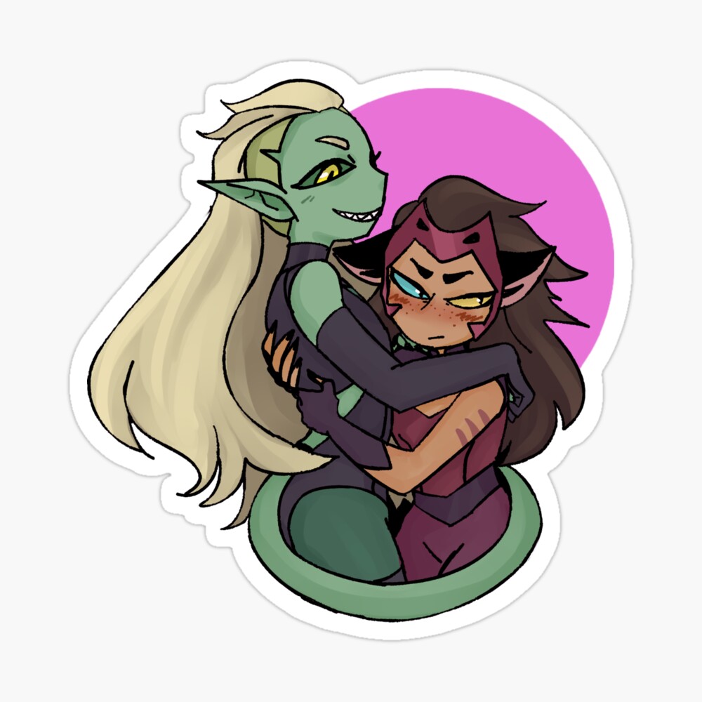 Double Trouble X Catra Greeting Card By Zozupi Redbubble