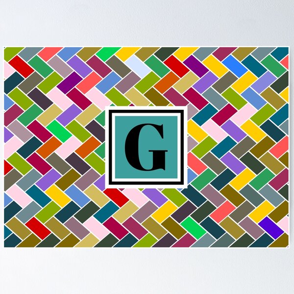 Item preview, G monogram designed and sold by piedaydesigns.