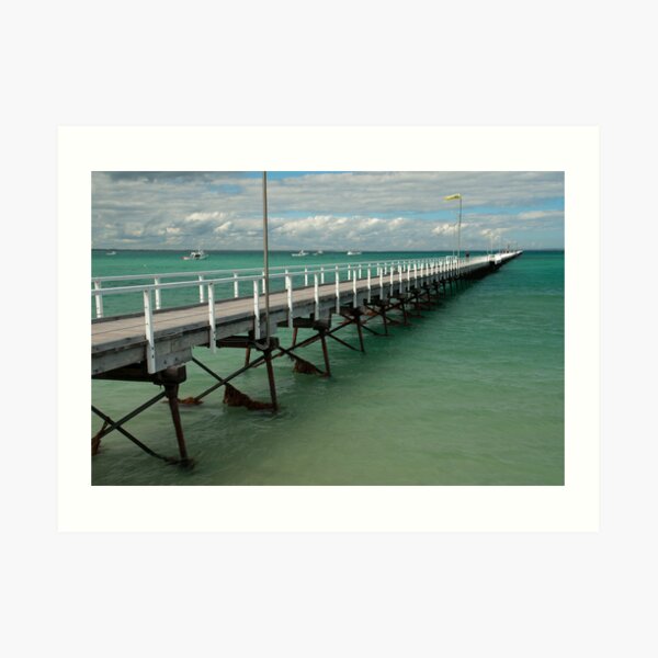Beachport Jetty, South Australia Art Print