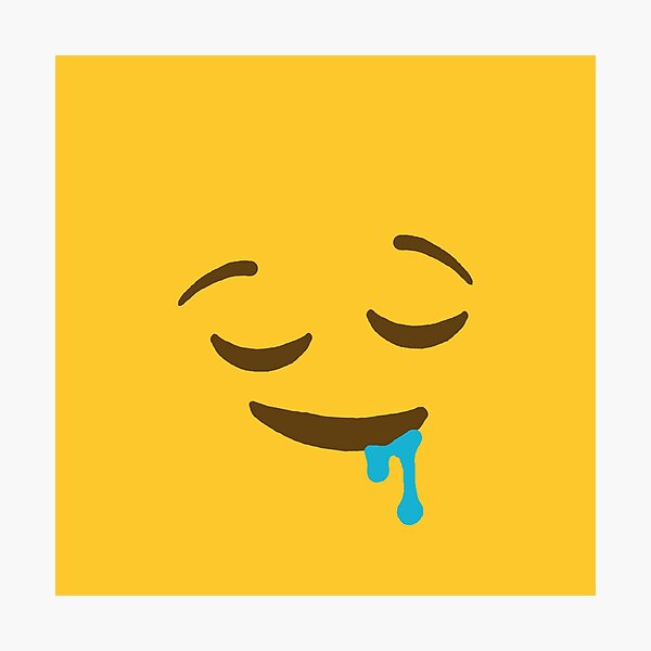 Drool Emote Photographic Print
