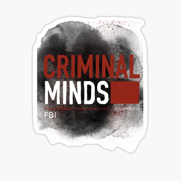 Criminal Minds graphic Sticker