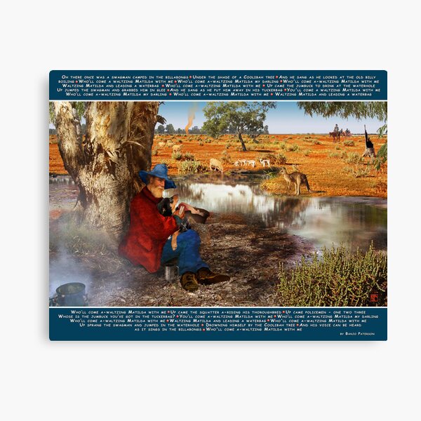 Item preview, Waltzing Matilda with Banjo Paterson's Original Words designed and sold by Penny Alexander.