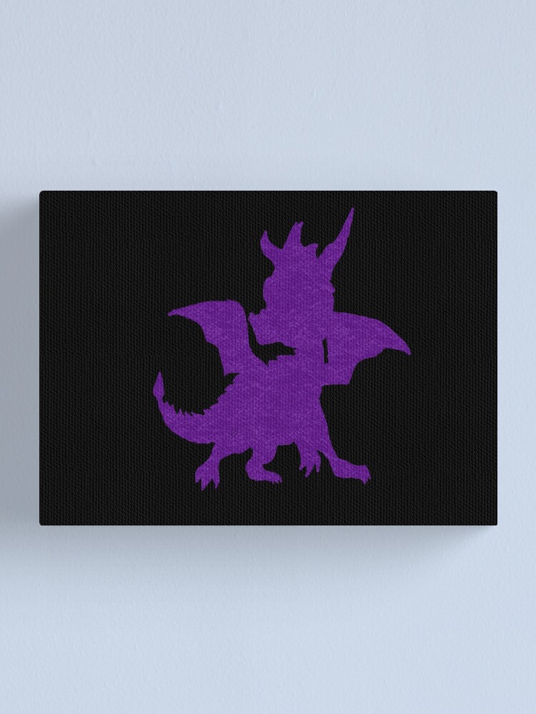 "Purple Dragon" Canvas Print by MoonRushers Redbubble