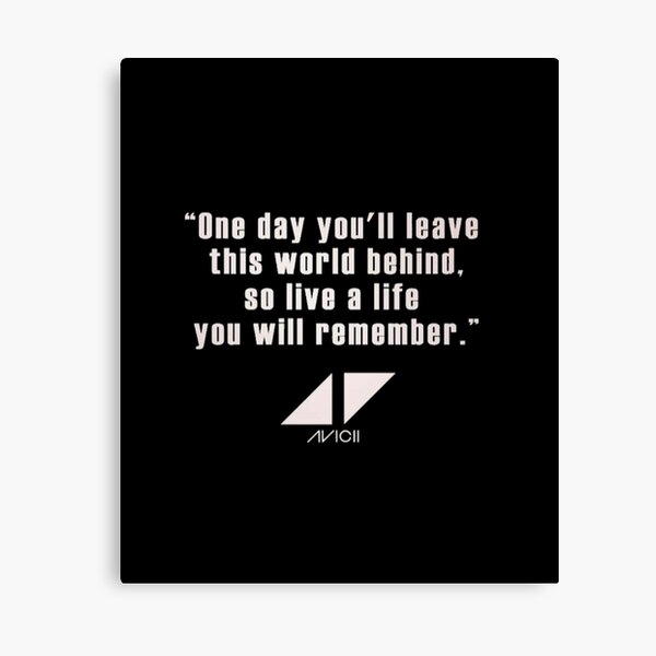 Avicii Logo Canvas Print