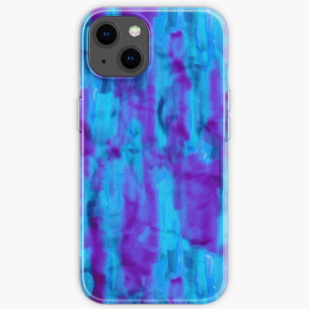 Jewel abstract marker texture as a seamless surface pattern design iPhone Case