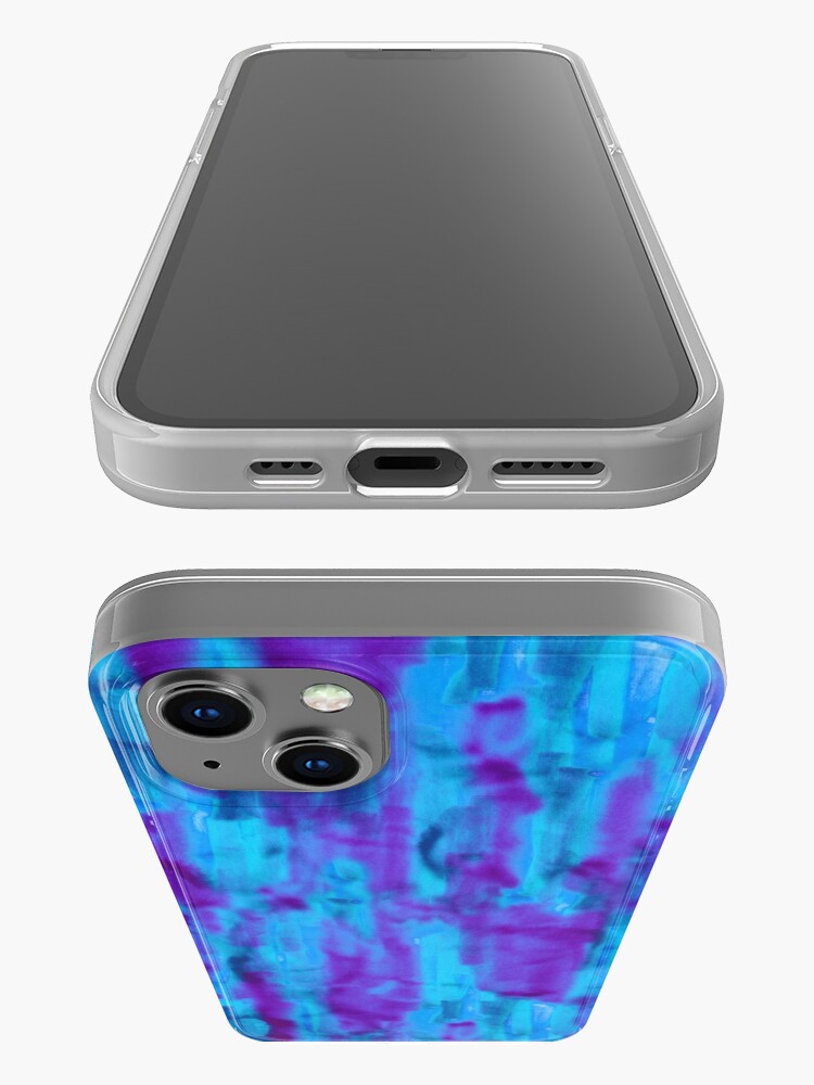 Alternate view of Jewel abstract marker texture as a seamless surface pattern design iPhone Case