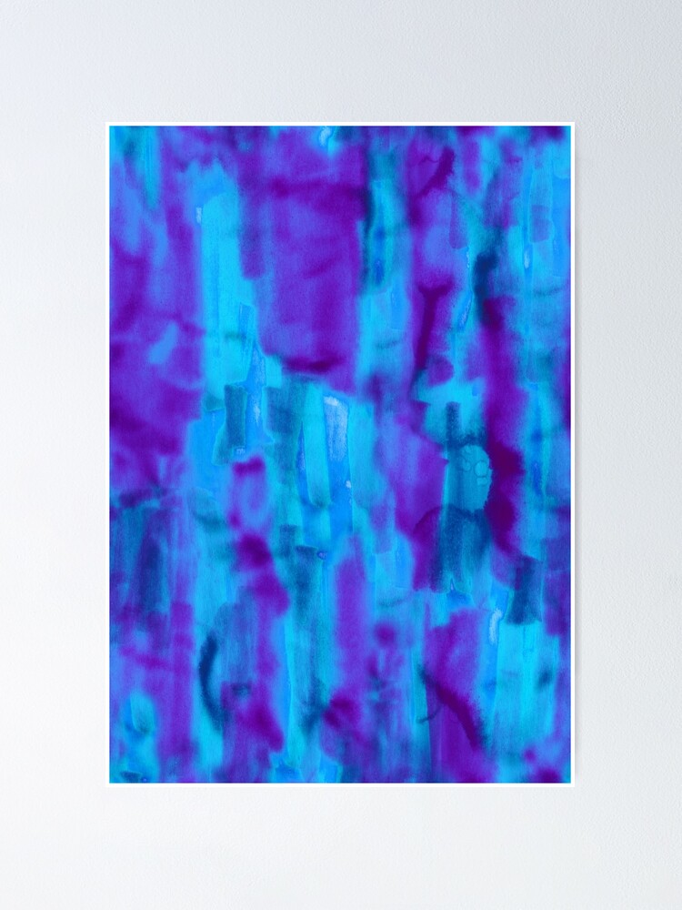 Alternate view of Jewel abstract marker texture as a seamless surface pattern design Poster