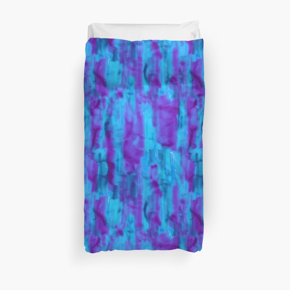 Jewel abstract marker texture as a seamless surface pattern design Duvet Cover