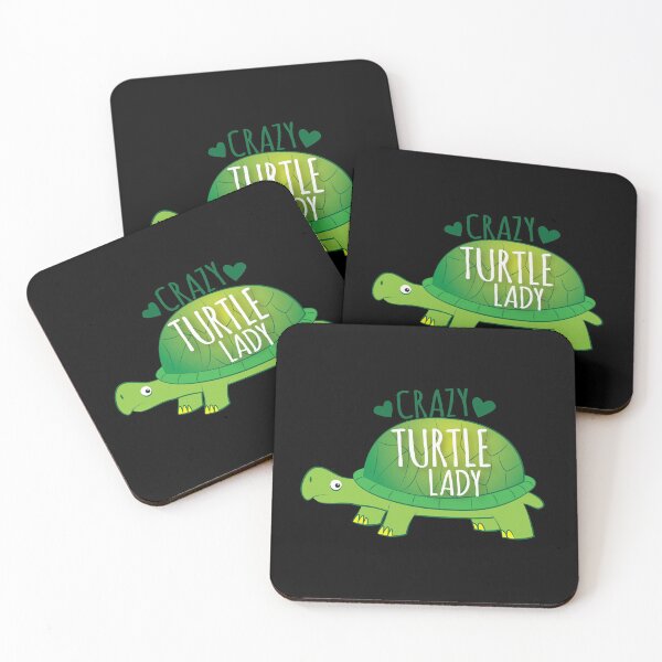 Item preview, Crazy Turtle Lady with green sea turtle designed and sold by jazzydevil.