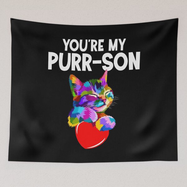 Item preview, Rainbow Cat You're My Purr-Son designed and sold by 4Craig.