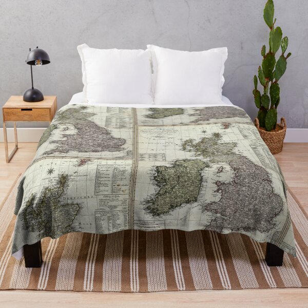 Item preview, Antique Map of the British Isles designed and sold by Michelle Ferguson.