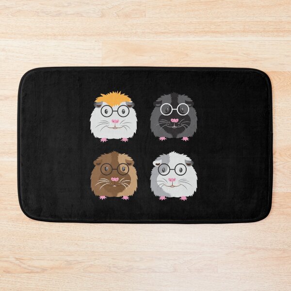 Item preview, Four nerdy reading glasses Guinea pigs designed and sold by jazzydevil.
