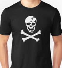 Skull Squadron (white skull) Unisex T-Shirt