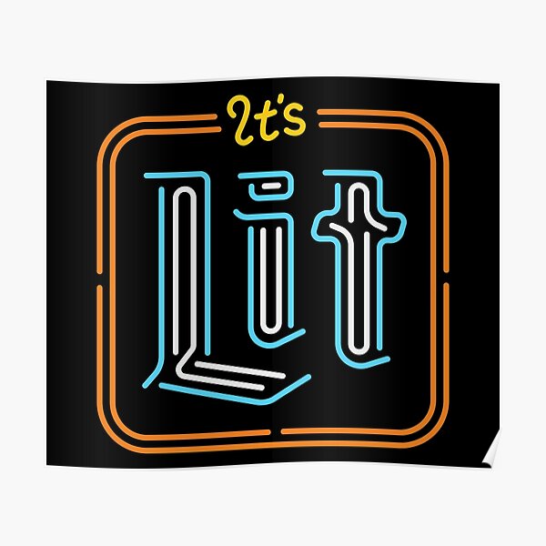 Lit Poster