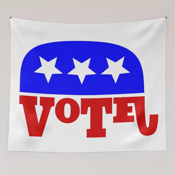 Item preview, Vote Republican Elephant designed and sold by piedaydesigns.
