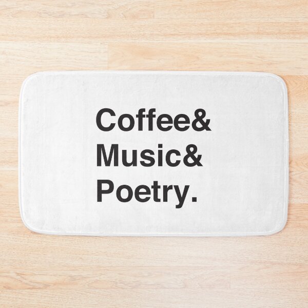 Item preview, Coffee and Music and POETRY designed and sold by jazzydevil.