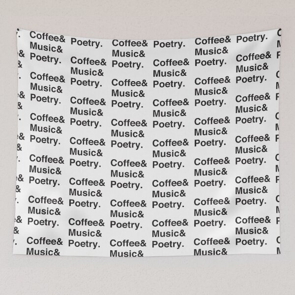 Item preview, Coffee and Music and POETRY designed and sold by jazzydevil.