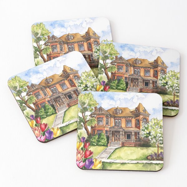 Item preview, Queen Anne Mansion designed and sold by ShelleyYlstArt.
