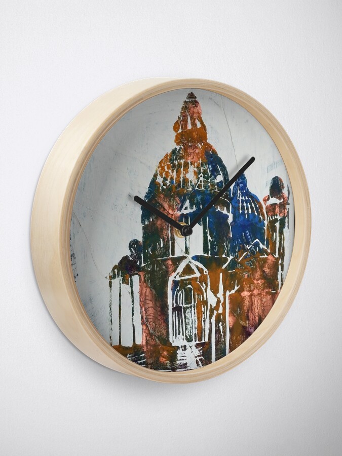 Alternate view of Salute Church - Venice, Italy Clock