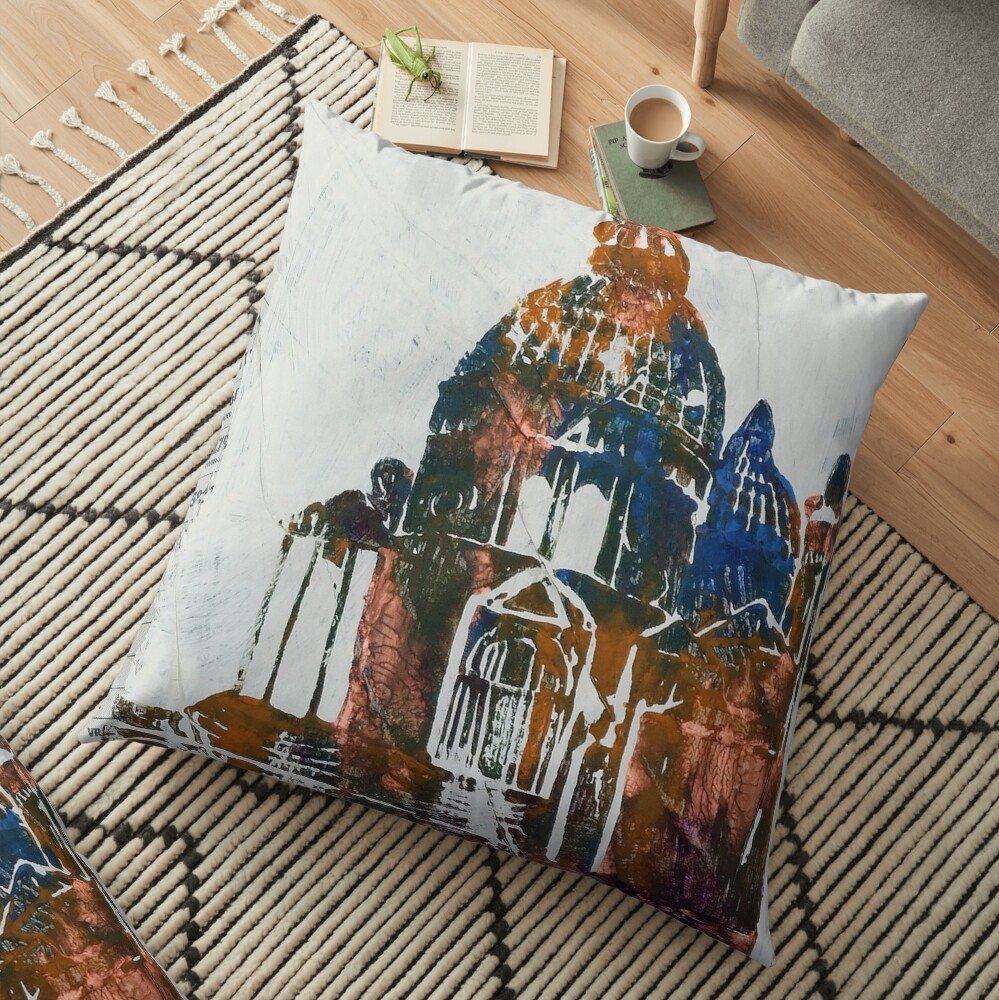 Salute Church - Venice, Italy Floor Pillow