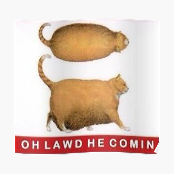 OH LAWD HE COMIN Poster
