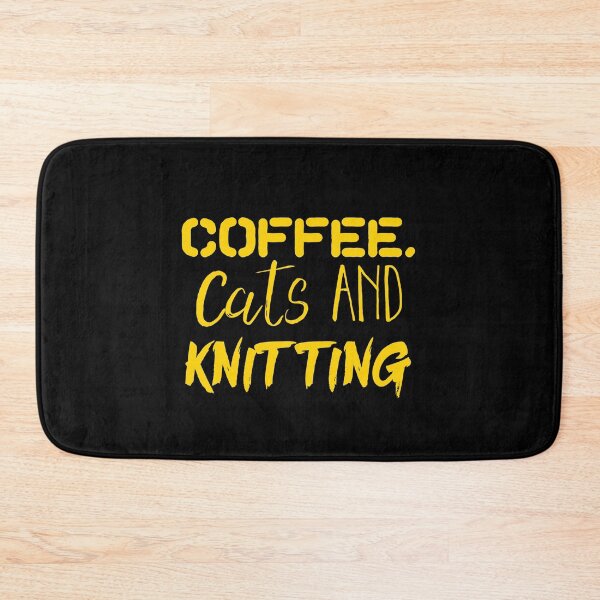 Item preview, Coffee Cats and KNITTING! designed and sold by jazzydevil.