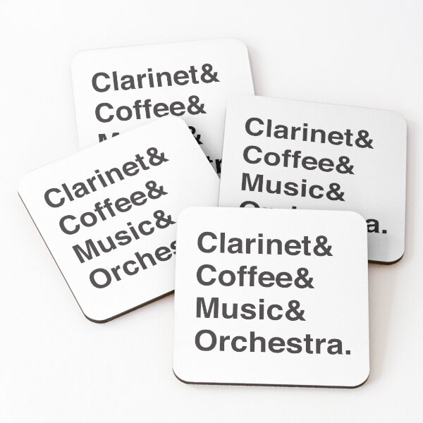 Item preview, Clarinet & Coffee & Music & Orchestra. designed and sold by jazzydevil.
