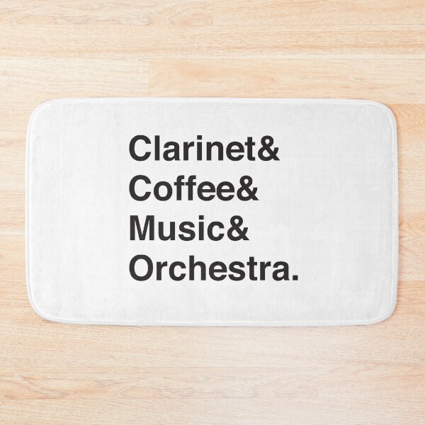 Item preview, Clarinet & Coffee & Music & Orchestra. designed and sold by jazzydevil.