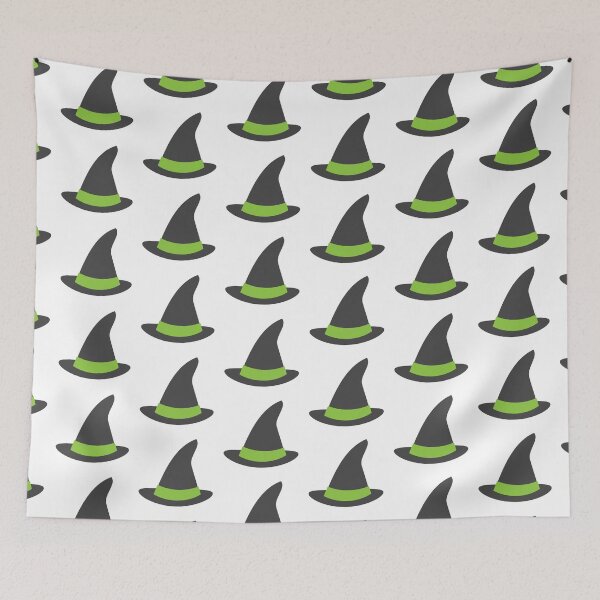 Item preview, Green and black witches hat designed and sold by jazzydevil.