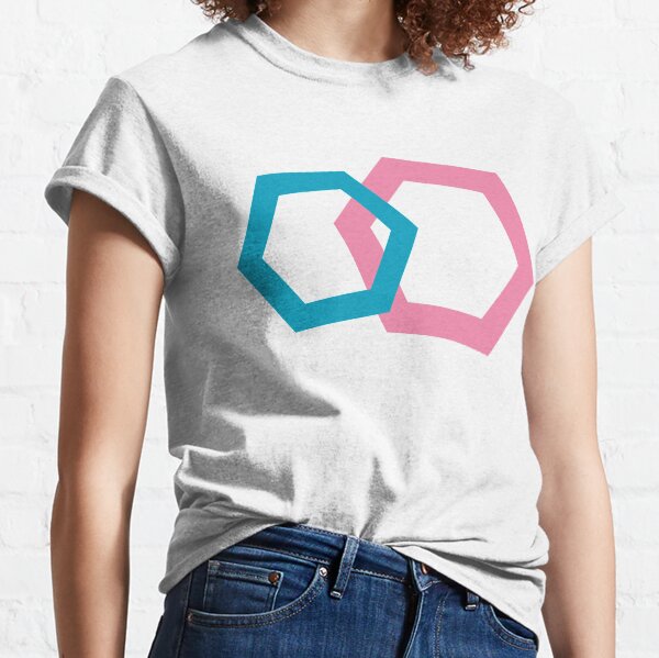 Cold Paper Bicolor Hex Landscape Classic T-Shirt