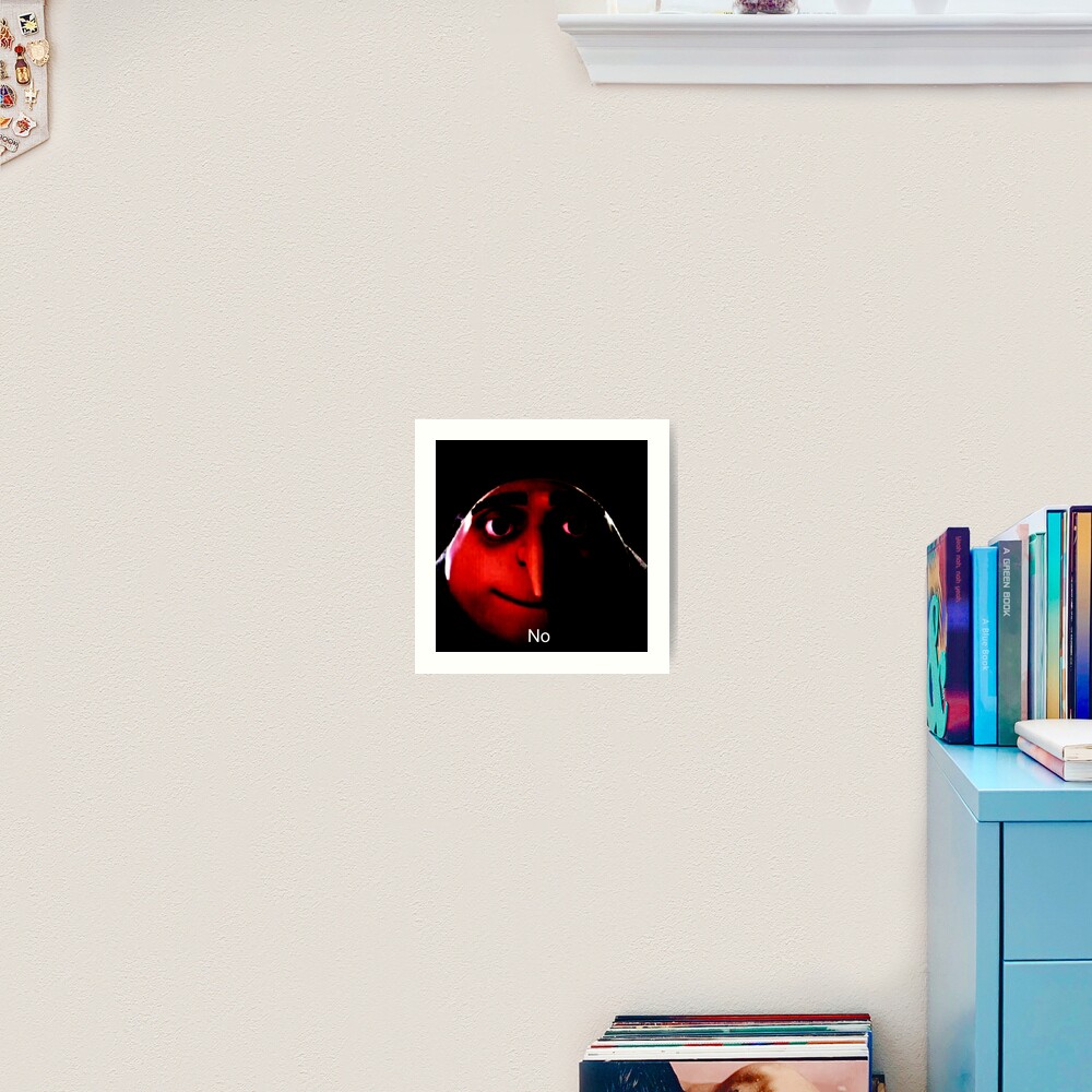 Gru no meme Photographic Print for Sale by Goath