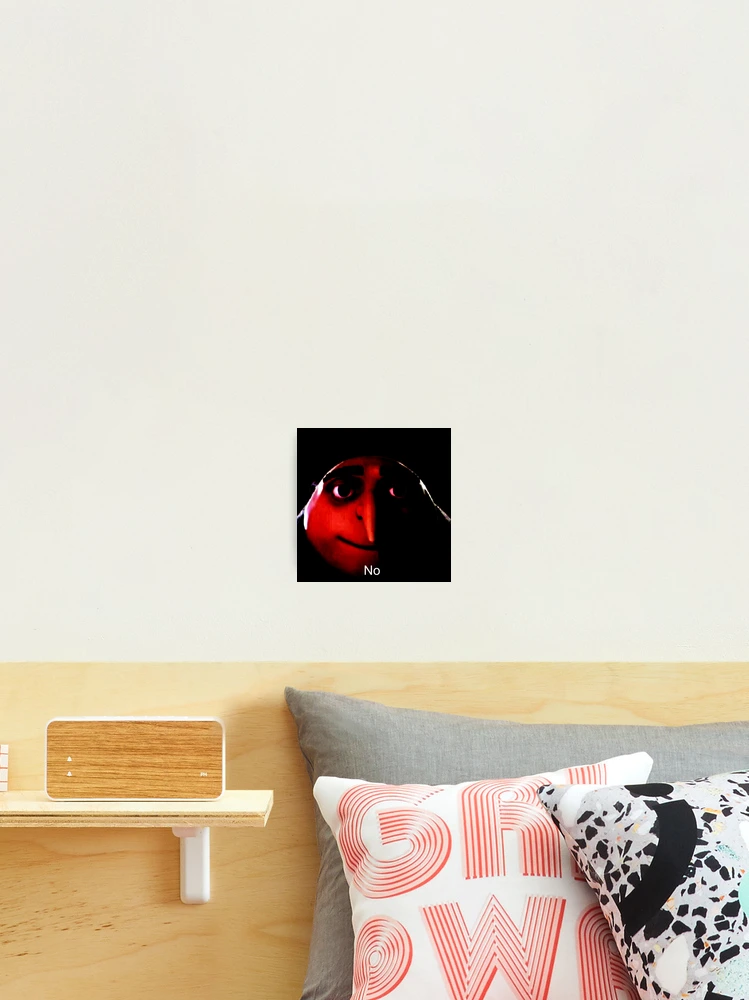 Gru no meme Photographic Print for Sale by Goath