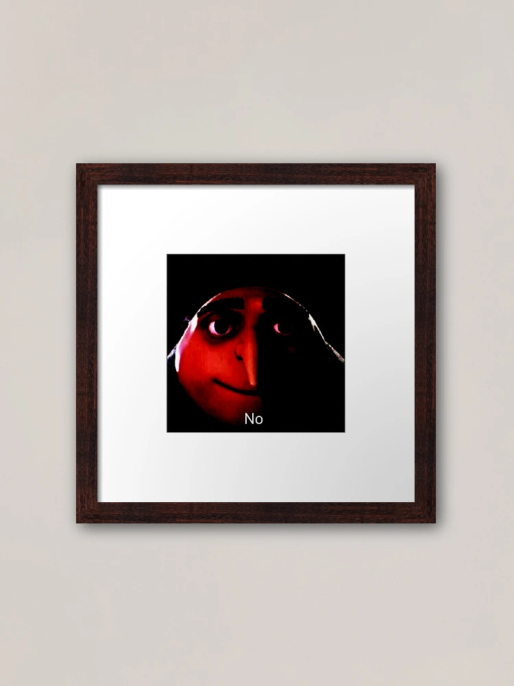 Gru no meme Photographic Print for Sale by Goath