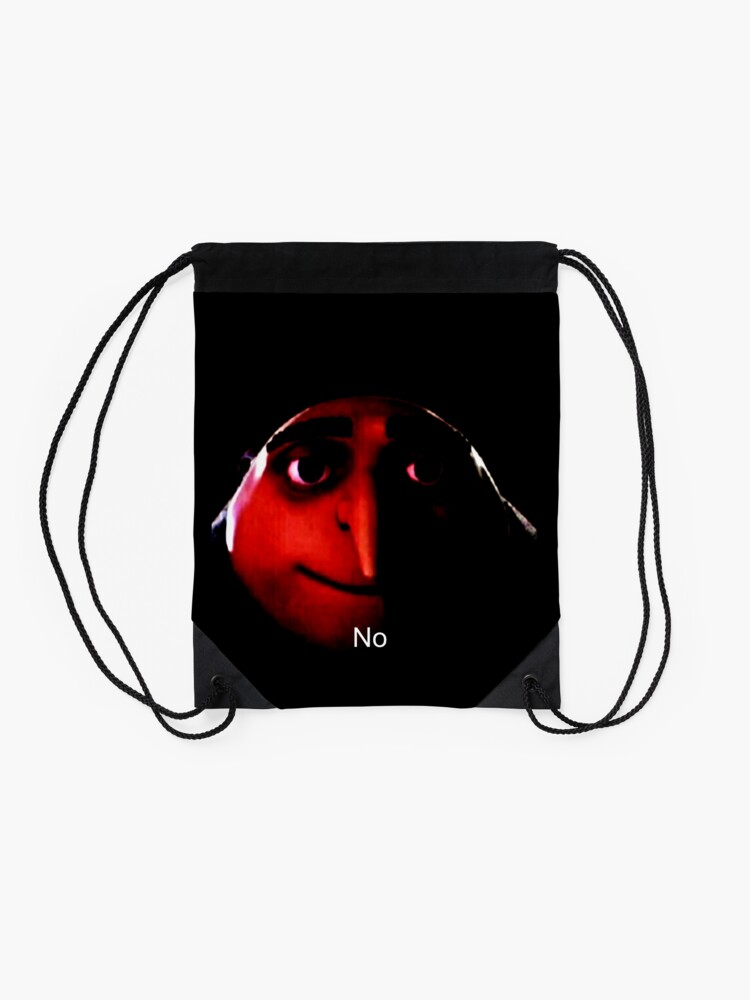 Gru Meme Face Drawstring Bag for Sale by itsjustpeachy