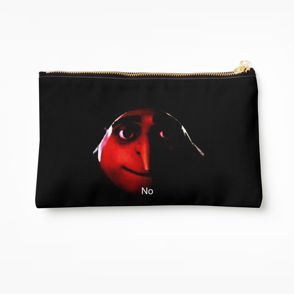 Gru Meme Face Zipper Pouch for Sale by itsjustpeachy