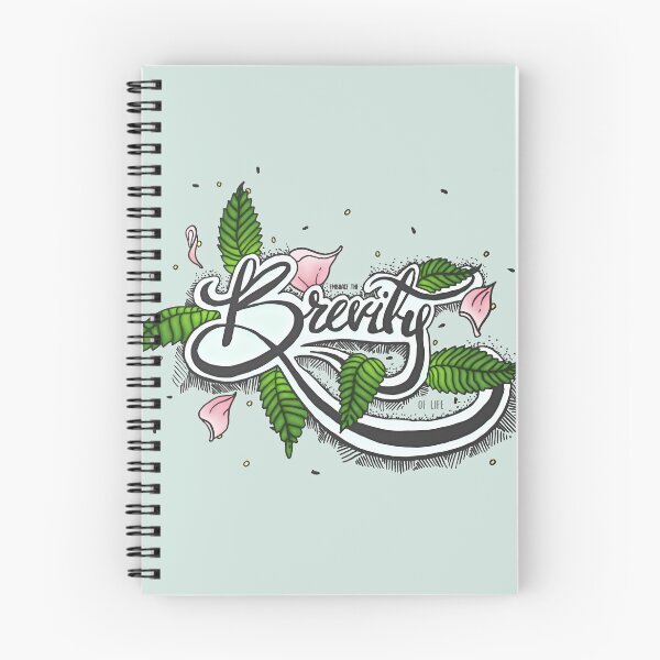 Item preview, Brevity of Life, Mint and Calligraphy designed and sold by Jarrod Vandenberg.
