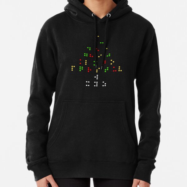 Aperçu de l'œuvre Cadeaux pour l'arbre de Noël de l'alphabet Braillle aveugle créée et vendue par tshirtworld.