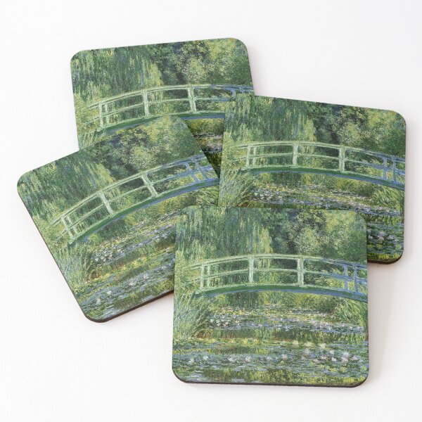 Item preview, Water Lilies and Japanese Bridge designed and sold by Color Me F*@k!ng Happy.