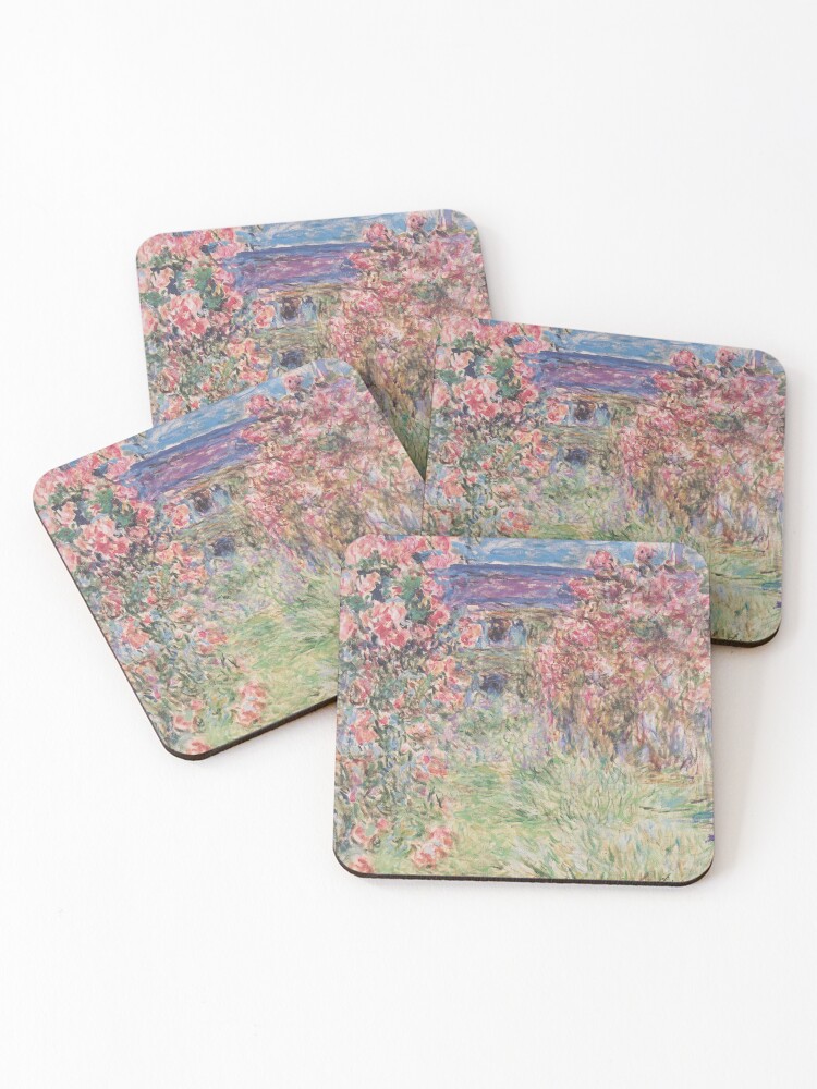 Thumbnail 1 of 5, Coasters (Set of 4), House Among the Roses designed and sold by ColorMeFHappy.