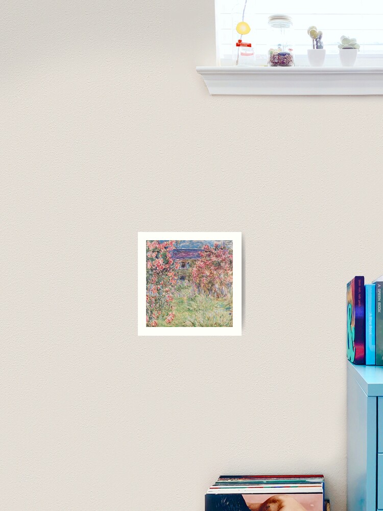 Thumbnail 2 of 3, Art Print, House Among the Roses designed and sold by ColorMeFHappy.