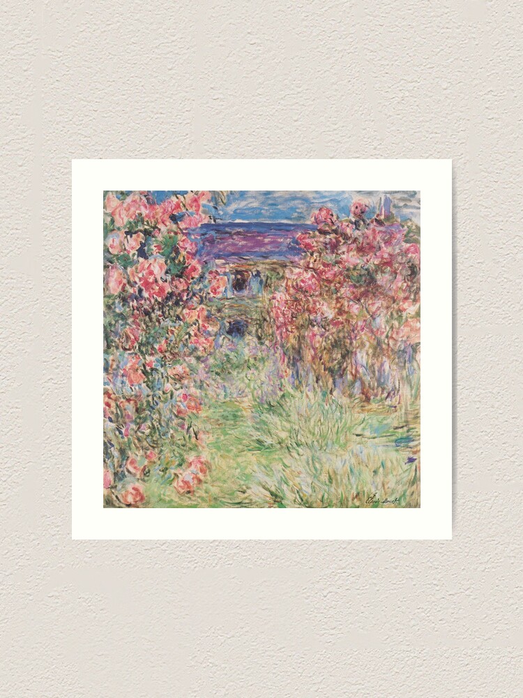 Thumbnail 1 of 3, Art Print, House Among the Roses designed and sold by ColorMeFHappy.