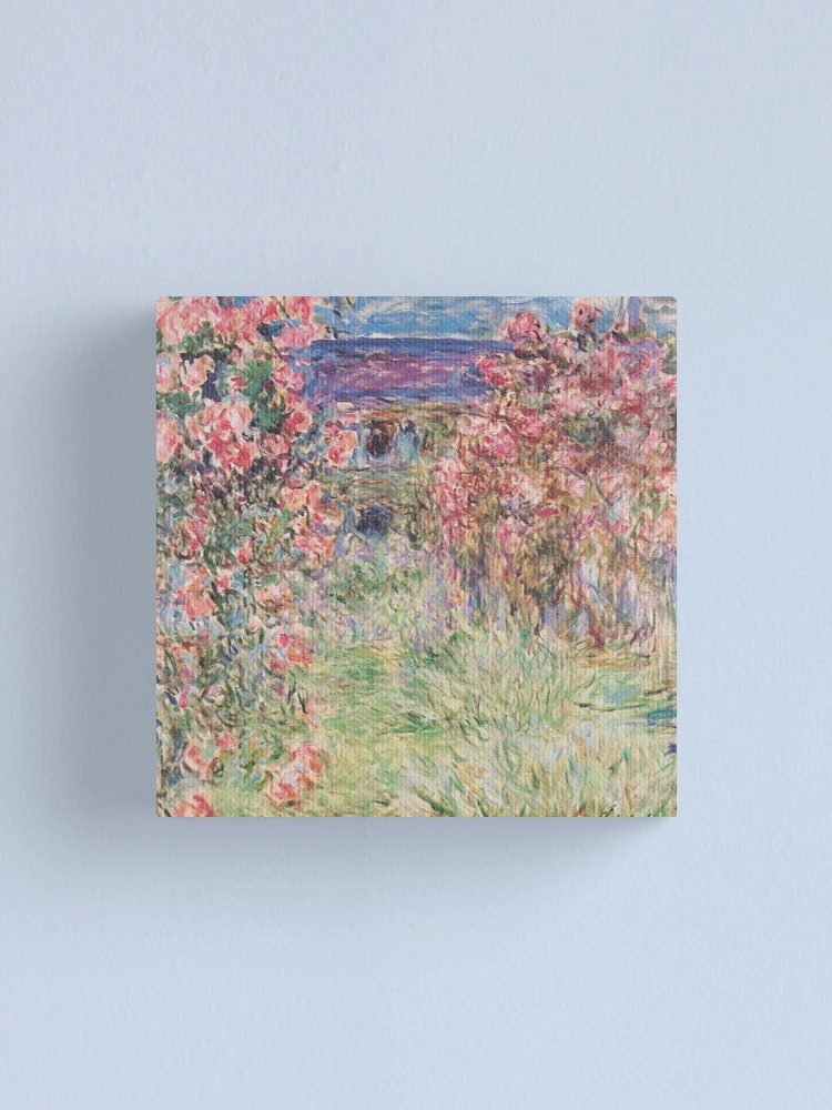 Thumbnail 1 of 3, Canvas Print, House Among the Roses designed and sold by Color Me F*@k!ng Happy.