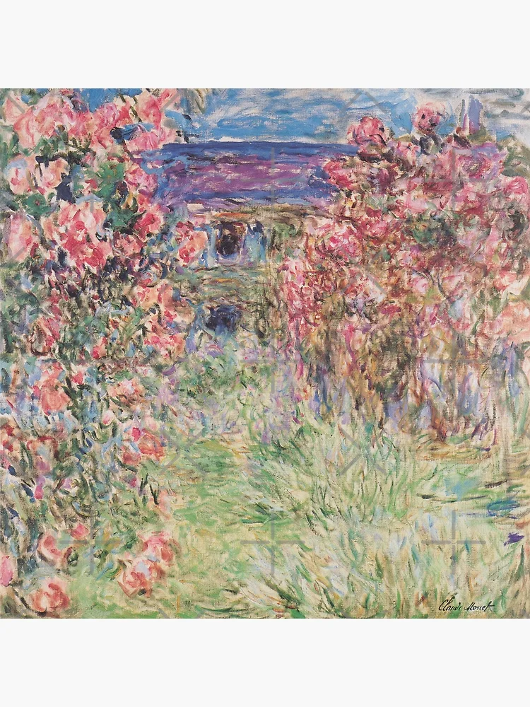 Thumbnail 3 of 3, Poster, House Among the Roses designed and sold by Color Me F*@k!ng Happy.