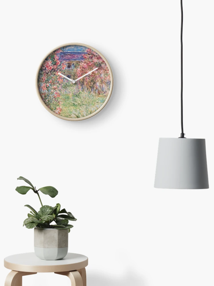 Thumbnail 2 of 4, Clock, House Among the Roses designed and sold by Color Me F*@k!ng Happy.
