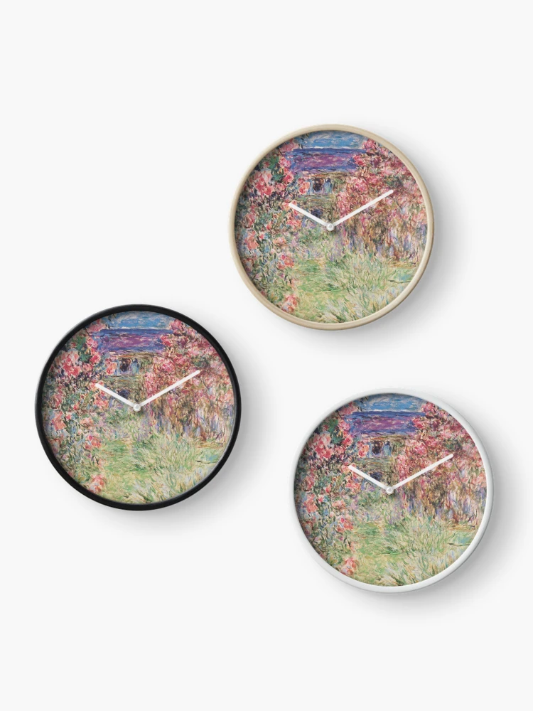 Thumbnail 3 of 4, Clock, House Among the Roses designed and sold by Color Me F*@k!ng Happy.