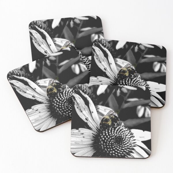 Item preview, honey bee black and white designed and sold by Natalie Stark.