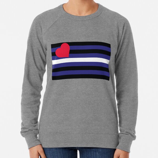 Leather/BDSM Pride Flag Lightweight Sweatshirt