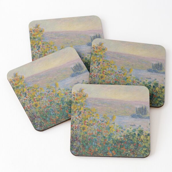 Item preview, Flower Beds at Vetheuil designed and sold by Color Me F*@k!ng Happy.